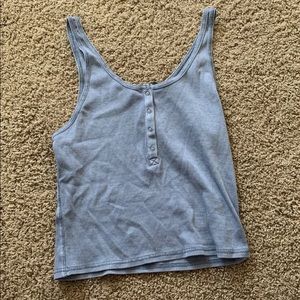 grey wildflower tank top